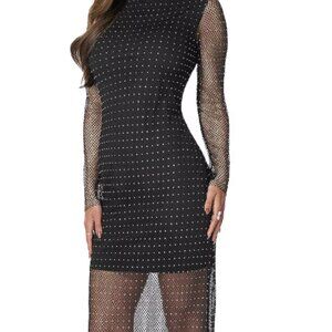 NWOT 💓 SEXY Haute Monde Mesh Cocktail Dress